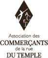 logo des commerçants de la rue du temple