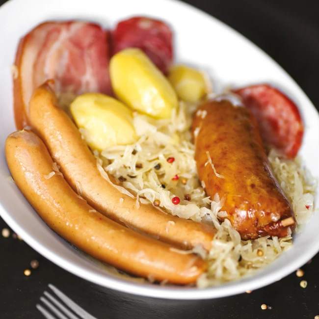Photo de la rectette 'La choucroute alsacienne'