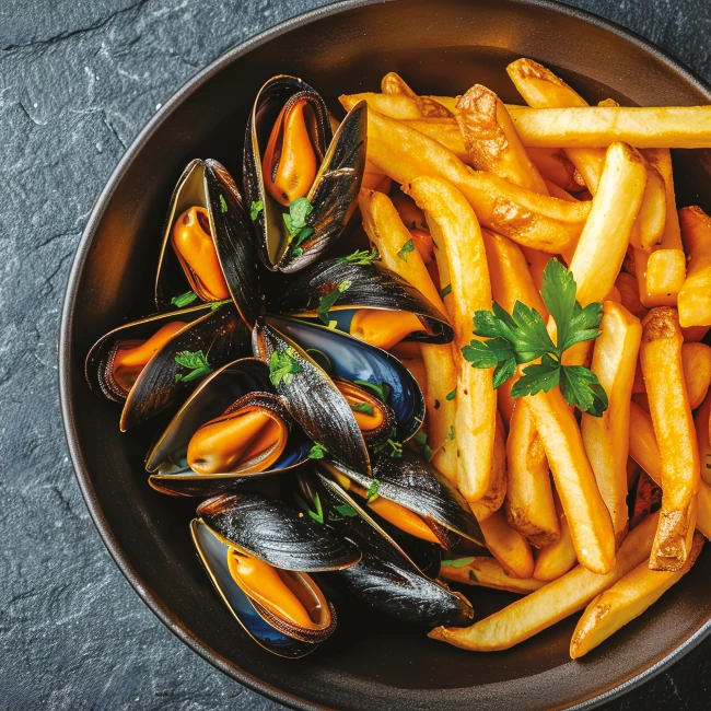 Photo de la rectette 'Moules-frites Lilloise'