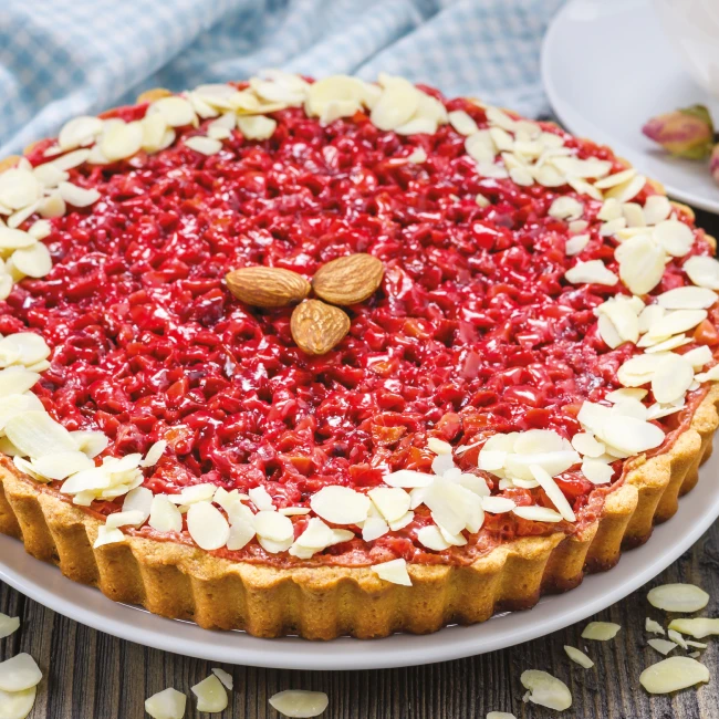 Photo de la rectette 'La tarte à la praline rose lyonnaise'