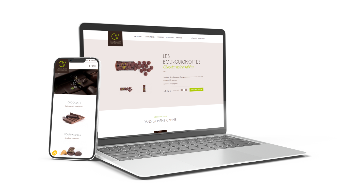 Mockup - Site e-commerce responsive